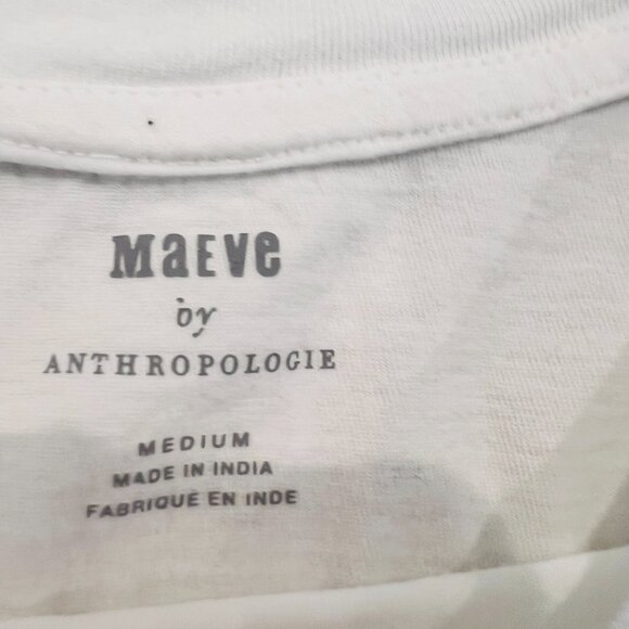 Maeve by Anthropologie White cotton Top, - Picture 5 of 6
